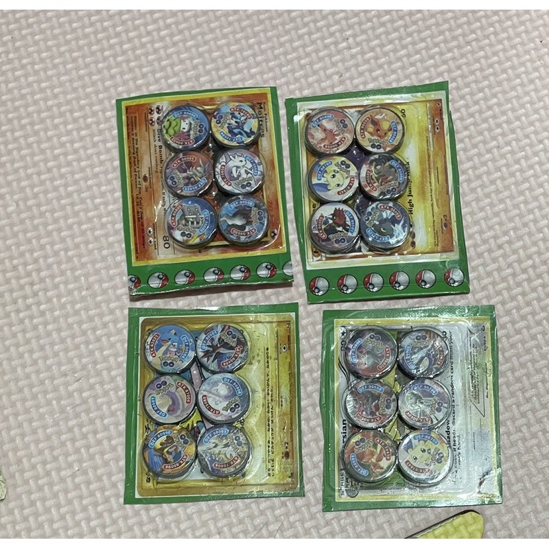 Sỉ vỉ 20 bộ nam châm bẹt hình pokemon