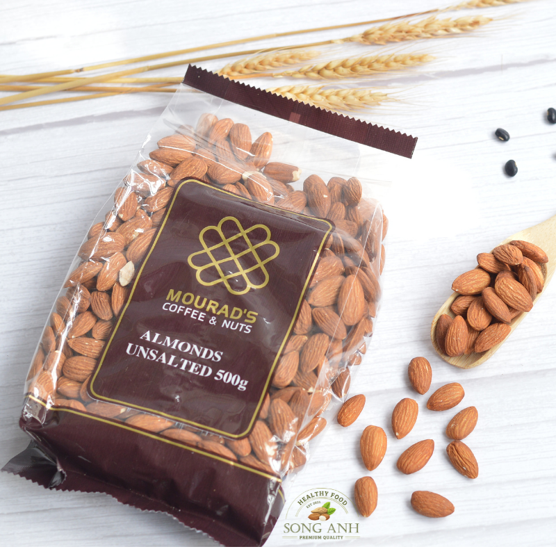 Nhân hạnh nhân sấy nguyên vị 500gr Mourad Úc -Song Anh Healthy Food