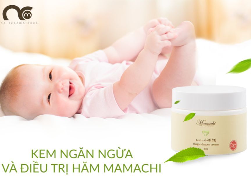Kem trị hăm cho bé, tái tạo, thẩm thấu nhanh, dưỡng ẩm, dịu da tức thì, giảm kích ứng, mẫn cảm, kích thích lành da tổn thương chính hãng mamachi 50g