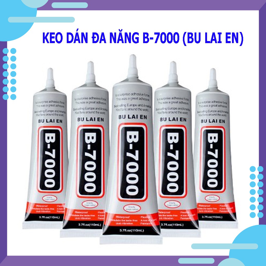 Keo dán B-7000 (BU LAI EN) lọ 3 ml đa năng dán màn hình , nắp lưng .