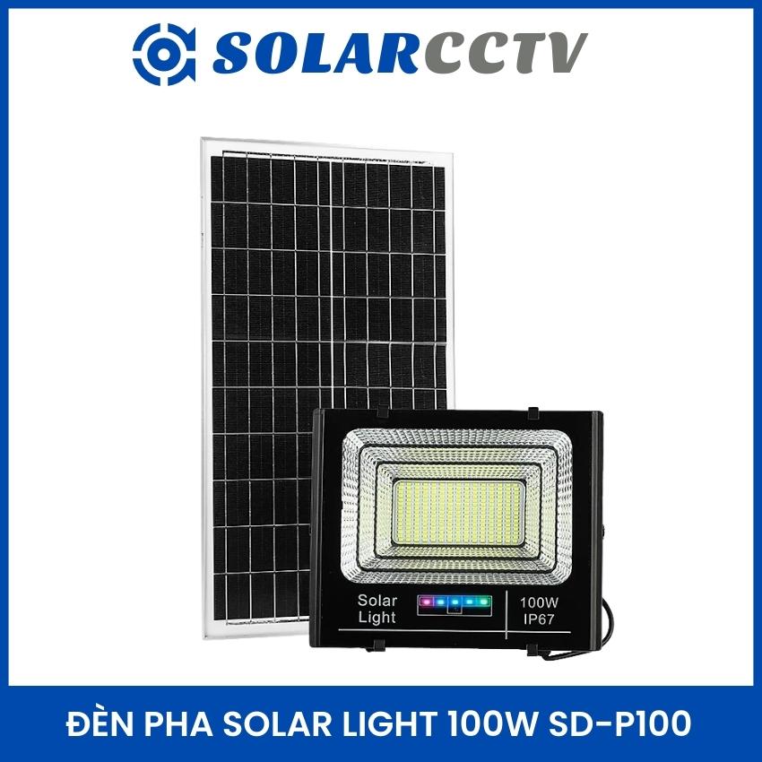 Đèn pha năng lượng mặt trời SOLAR LIGHT 100W SD-P100