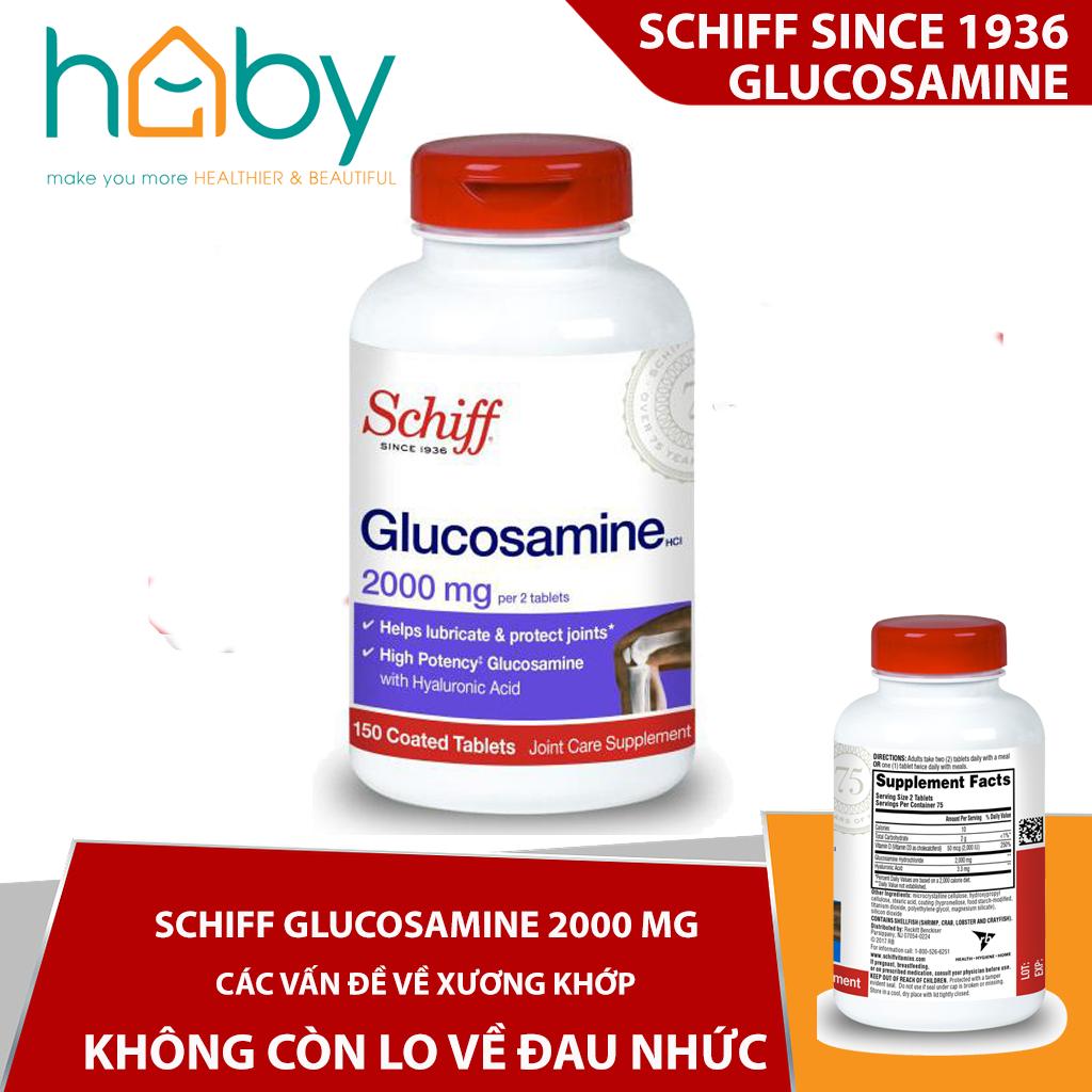 Viên uống bổ khớp Schiff Glucosamine 2000mg 150 viên