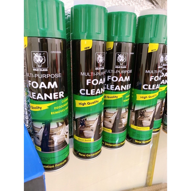 Chai xịt bọt vệ sinh nội thất ô tô và làm sạch giày dép Foam Cleaner .