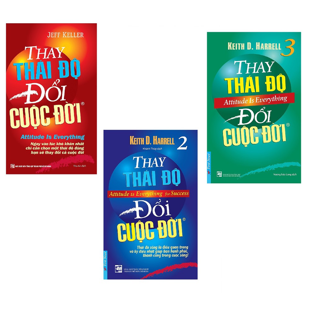 Nguyetlinhbook Sách - Combo Thay Thái Độ Đổi Cuộc Đời .