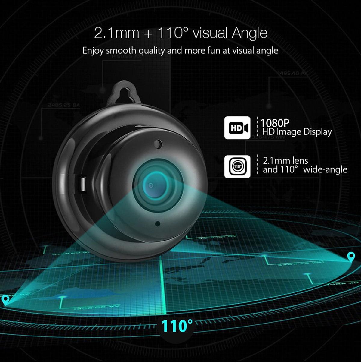Camera giám sát wifi không dây hd 1080p camera an ninh ip hồng ngoại nhìn đêm camera quan sát camera mini