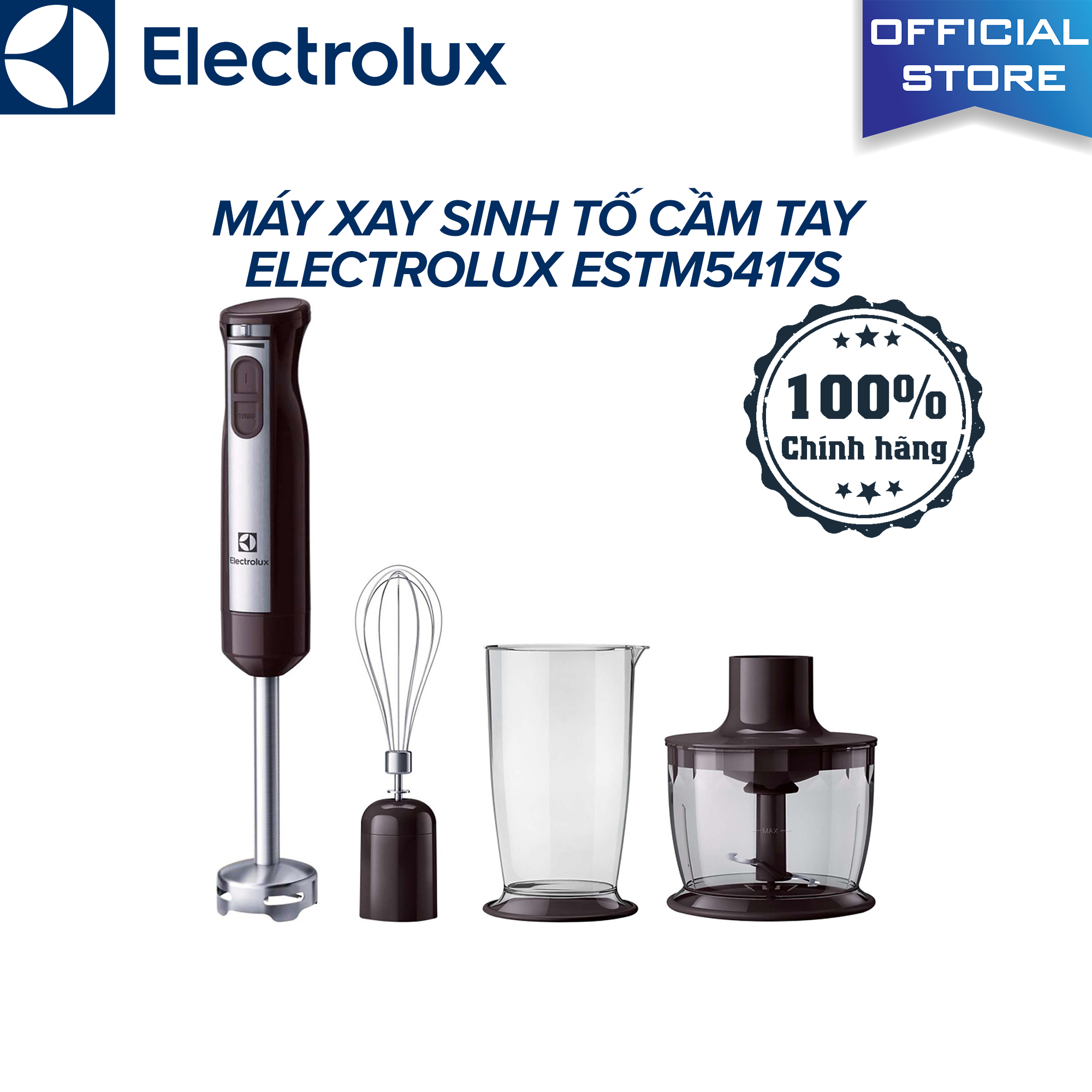 Máy xay sinh tố cầm tay electrolux estm5417s