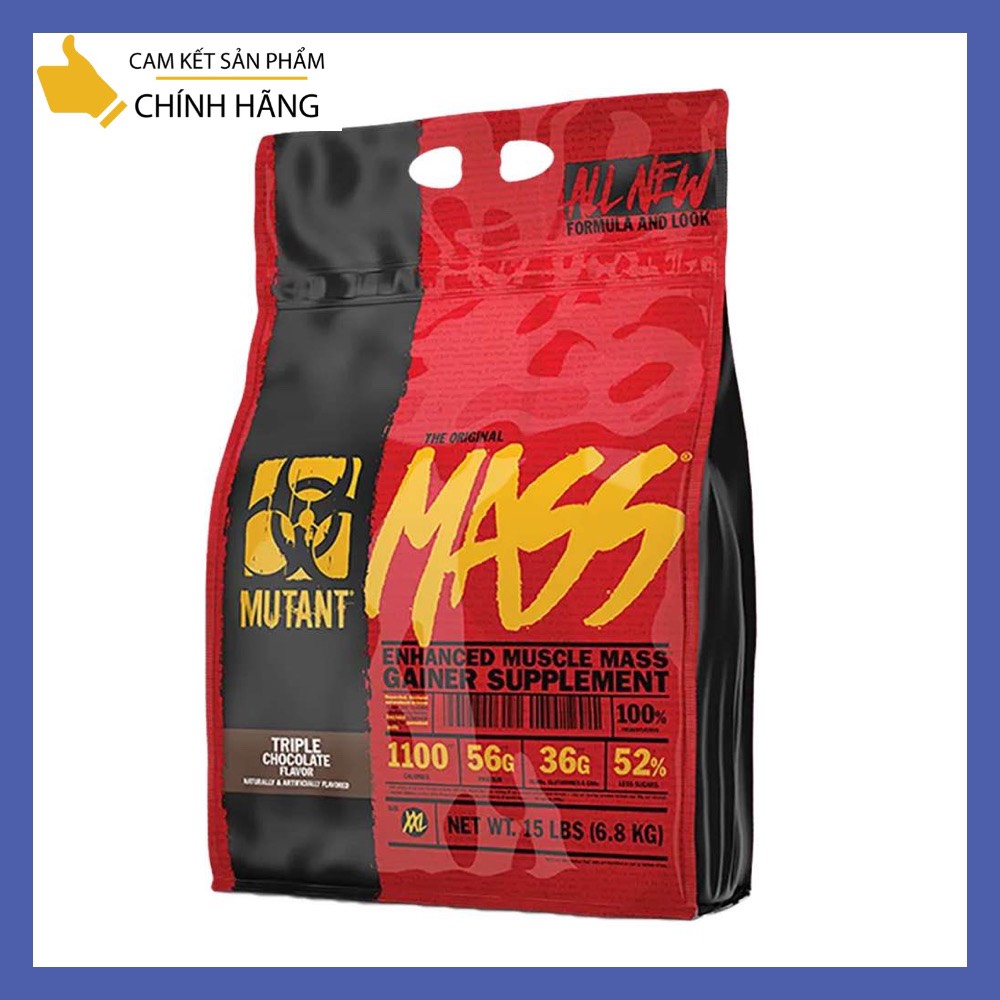 Mass gainer - mutant - mutant mass - 15lbs - bổ sung calories tăng cân tăng cơ - từ canada