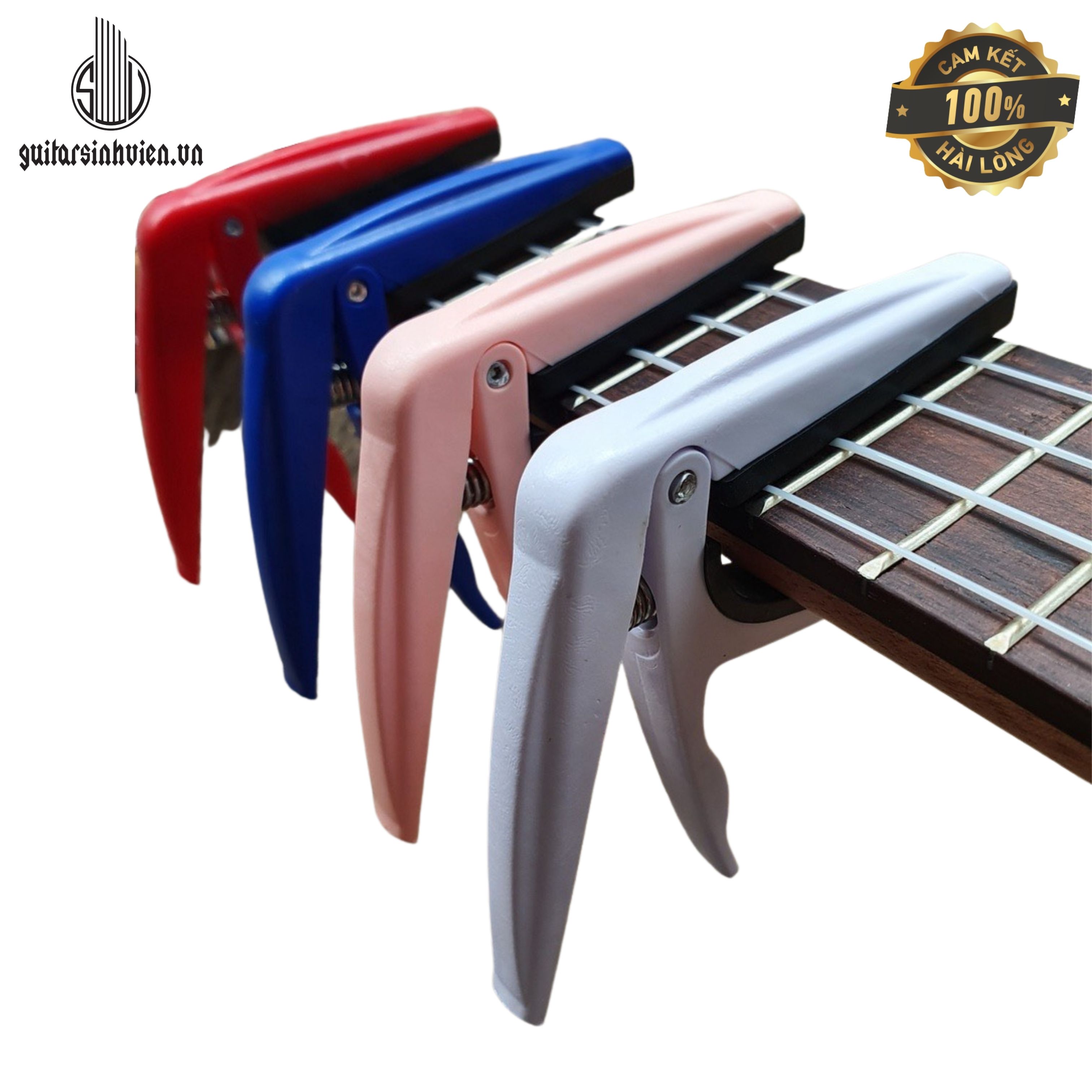 Capo Ukulele Nhiều Màu Cực Hot - Capo Ukulele Các Size Soprano Concert Tenor