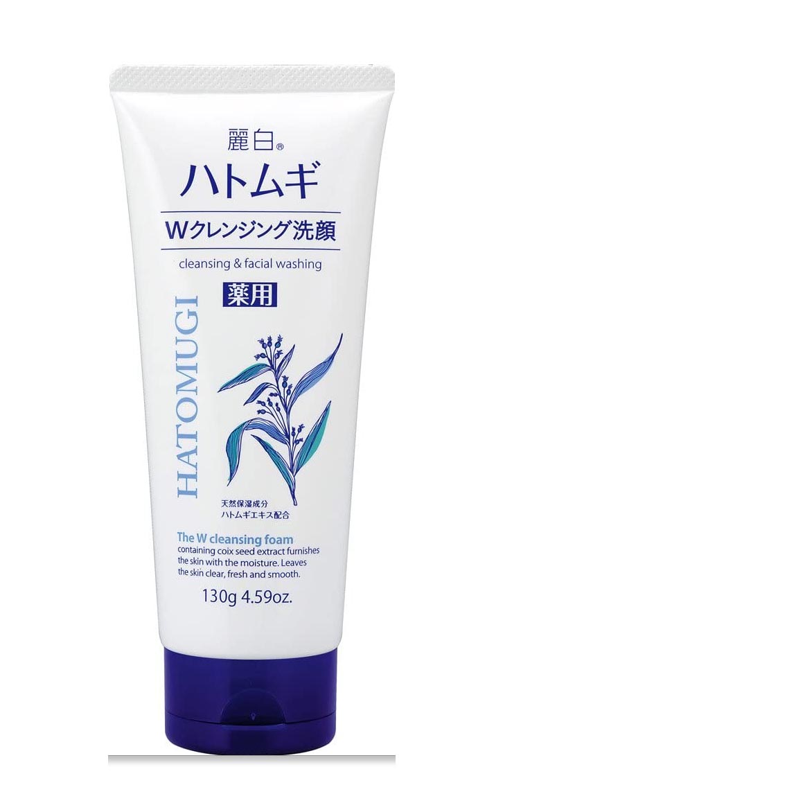 Sữa rửa mặt trắng da Hatomugi 130g – Hàng chính hãng