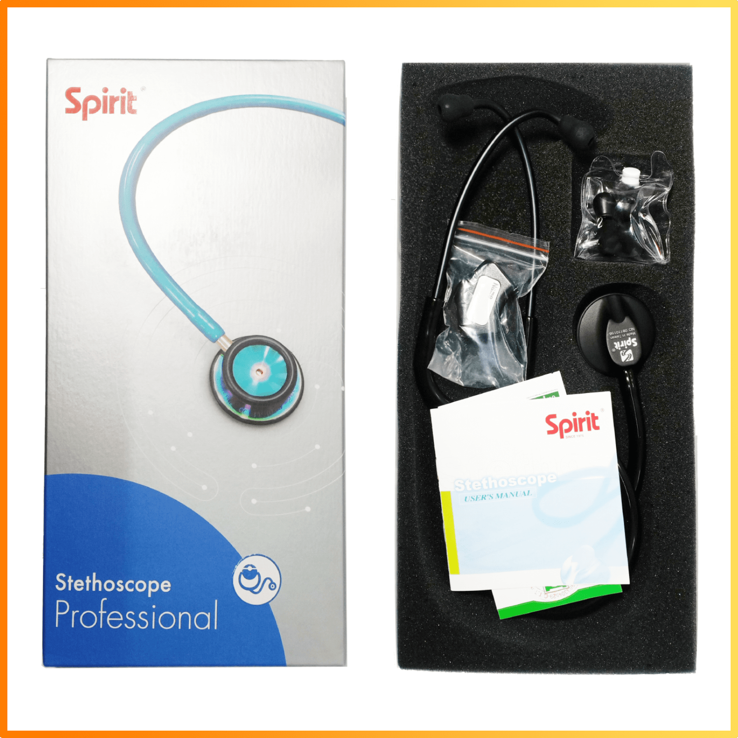 Ống nghe M601CPF | Ống nghe Y tế Spirit CK-M601CPF Chính hãng tại TÔI HỌC Y SHOP | Spirit CK M601CPF 1 Mặt