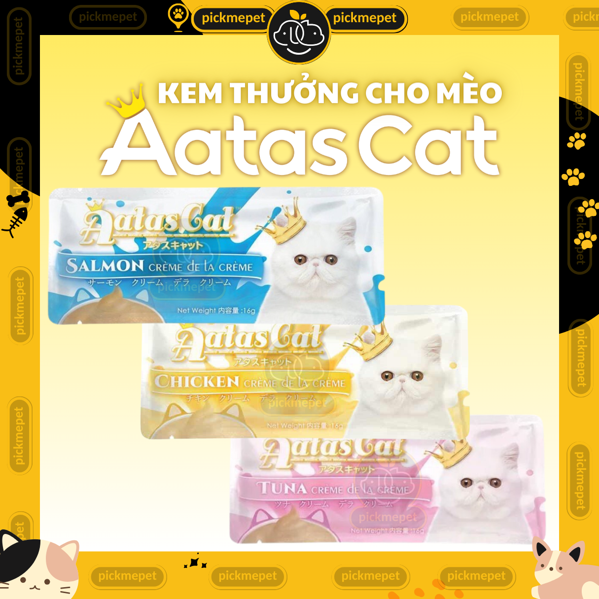 Aatas Cat Reward Cream, Reward Soup for Cats - 16g Tube