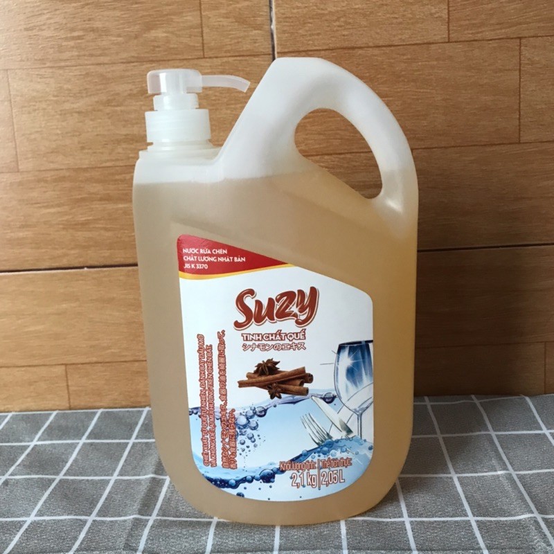 Nước rửa bát Suzy tinh chất quế 2,1kg