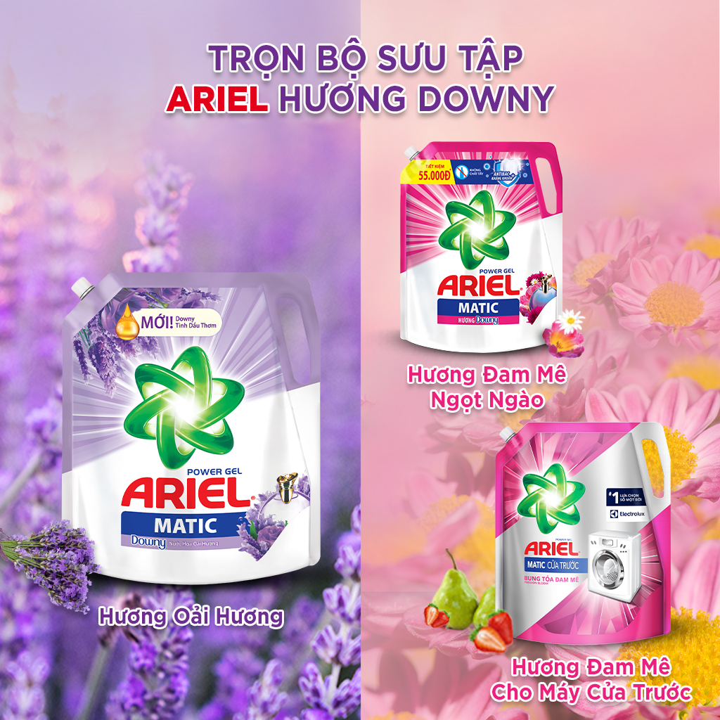 Ariel matic nước giặt túi 3.2kg