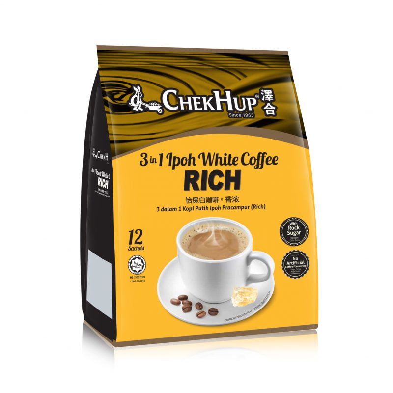 Cà phê trắng Chek Hup White Coffee 3 in 1 Extra Rich - Đậm cà phê