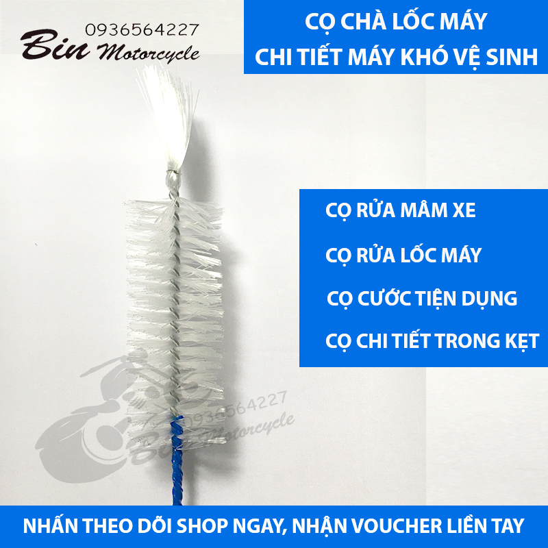 Cọ chà lốc máy - co cha loc may - cọ chà chi tiết máy