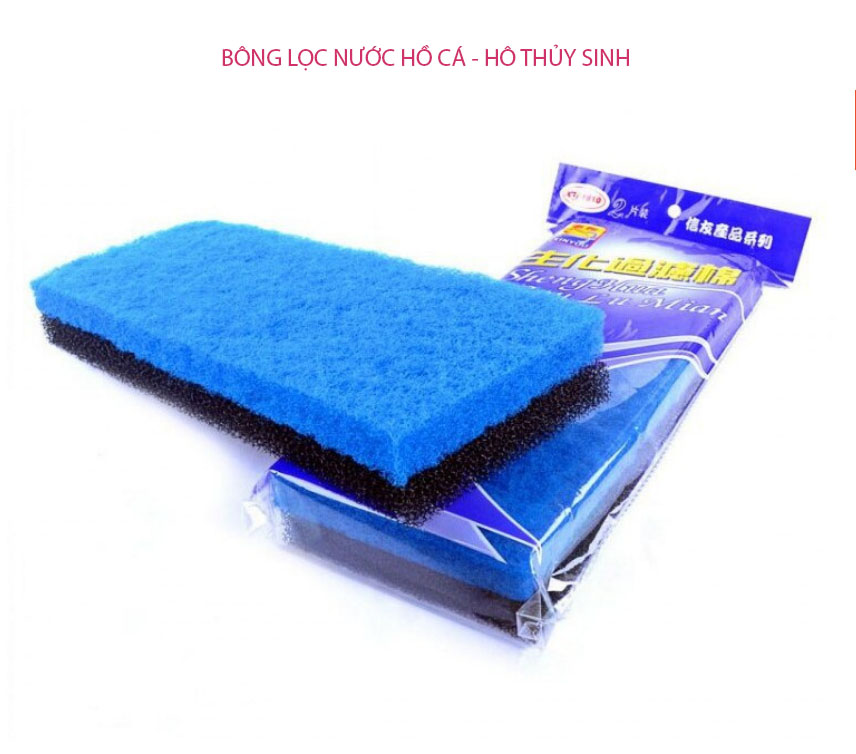 Bông lọc nước cao cấp 6D dành cho hồ cá hồ thủy sinh - Bông lọc 6D - GÒN XANH XY 1810 - 1811