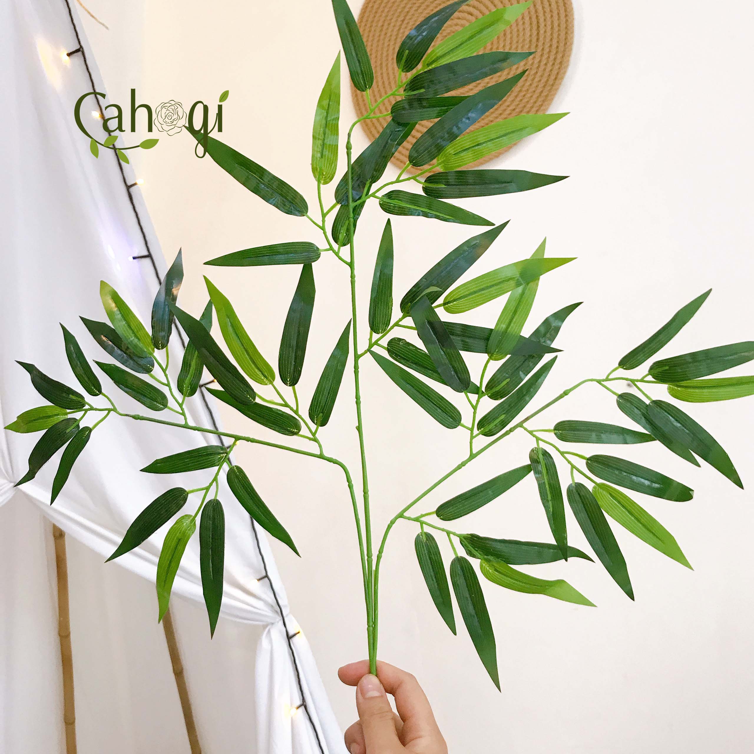 Cành Cây Tre Giả - Cành to Lá Nhựa
