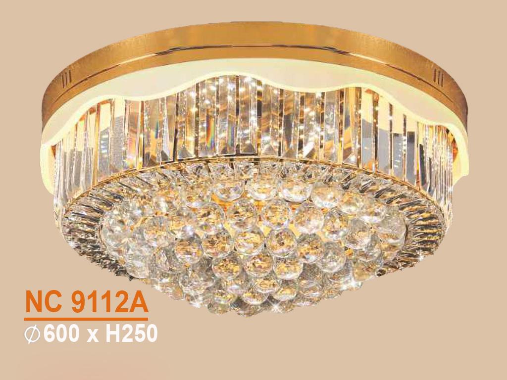 Đèn mâm ốp trần - pha lê trang trí vkt-nc-9112a