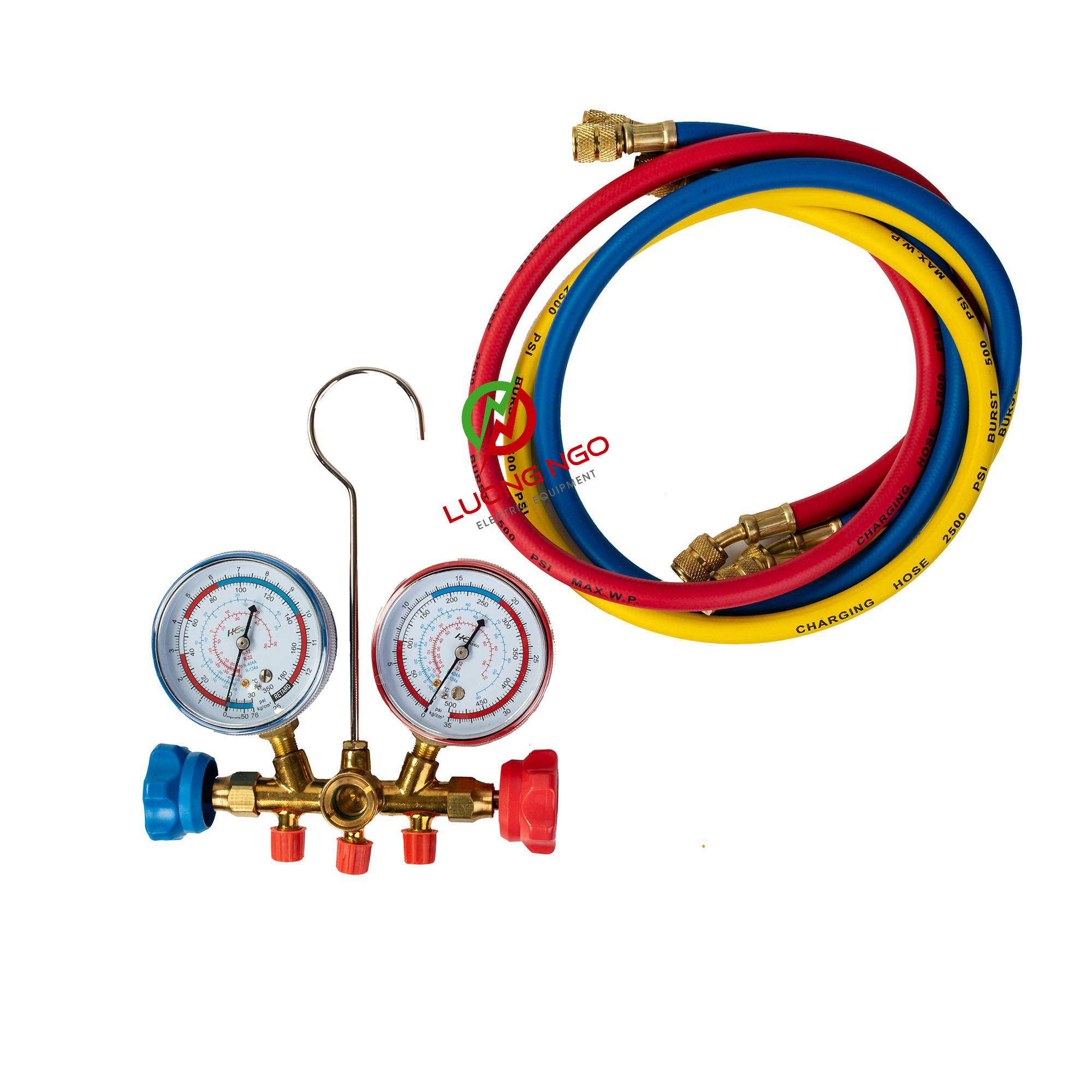 Bộ Đồng hồ nạp gas lạnh đôi