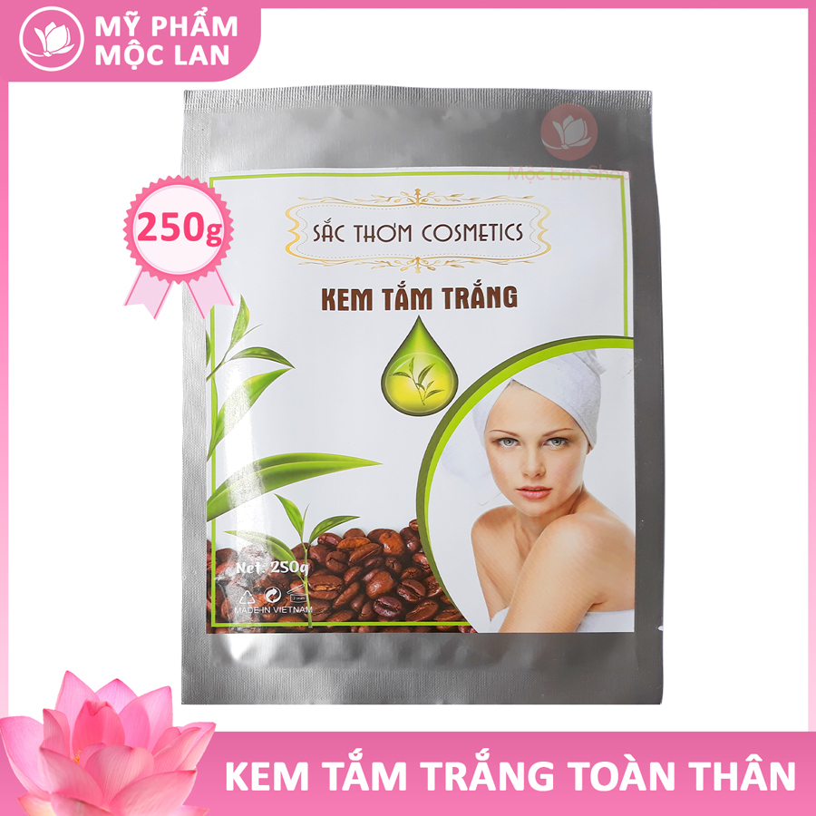 Kem Tắm Trắng Toàn Thân Sắc Thơm 250gr - Mỹ phẩm Mộc Lan
