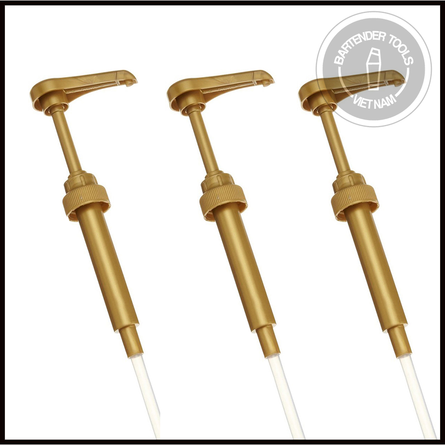 Vòi Bơm Siro Torani và Siro Thái Pixie chai 750ml chính hãng (Pump Syrup Torani )