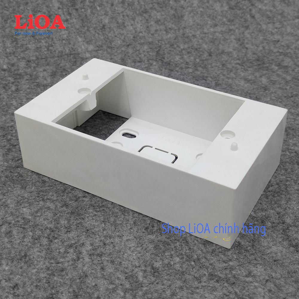 Đế nổi đơn LiOA dùng cho các mặt chữ nhật và mặt Module Concept