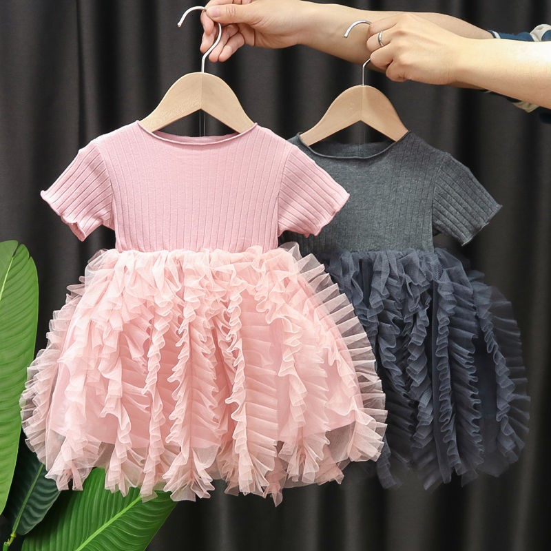 [HÀNG XẢ KHO GIÁ CỰC RẺ] Mẫu váy ren D118  dáng xòe dành cho công chúa nhỏ