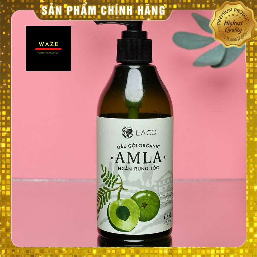 [HCM][LACO AMLA] Dầu gội organic Amla - Waze - nuôi dưỡng tóc và da đầu từ sâu bên trong ngăn ngừa rụng tóc đồng thời thúc đẩy sự phát triển của tóc