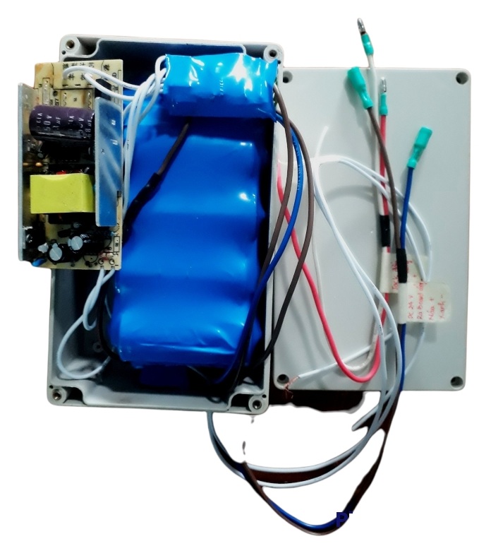 Nguồn lưu điện 24v dùng cho mô tơ cửa cổng, cửa cuốn