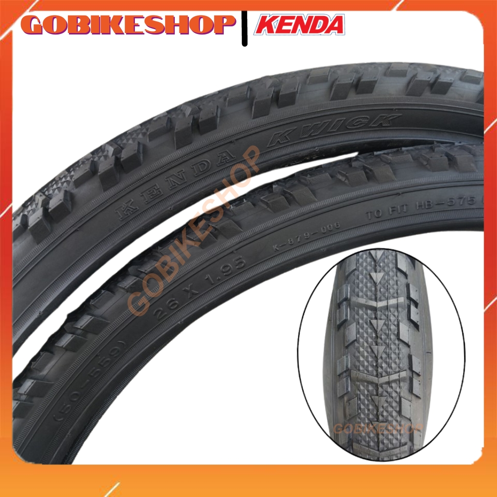 Vỏ Xe Đạp Địa Hình 26x1.95 Kenda. Lốp Xe Đạp Leo Núi 26x1.95, Săm Kenda 26x1.95, Ruột 26x1.95 Hàng Chính Hãng