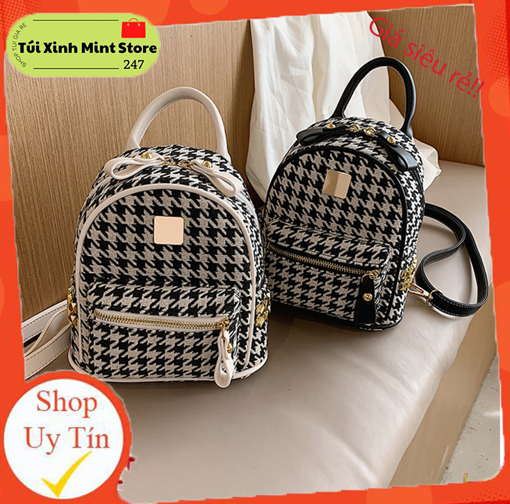 BALO MINI NỮ, BALO THỜI TRANG MẢNH ĐỒNG HOT TREND 2021 PK 186