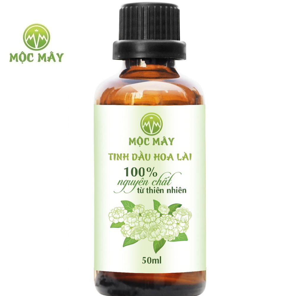 Tinh dầu hoa Lài (hoa Nhài) chai 50ml Mộc Mây - tinh dầu nguyên chất từ thiên nhiên xông phòng, thơm phòng, thư giản, đuổi muỗi