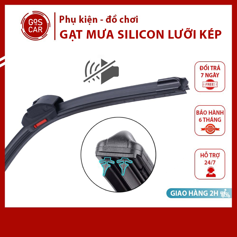 Gạt mưa silicon lưỡi kép, gạt mưa ô tô silicon lưỡi kép, gạt mưa oto silicon lưỡi kép cao cấp, gạt mưa 2 lưỡi, gạt nước ô tô 2 lưỡi cao cấp. gạt mưa ô tô Singtech, gạt mưa ô tô 2 lưỡi