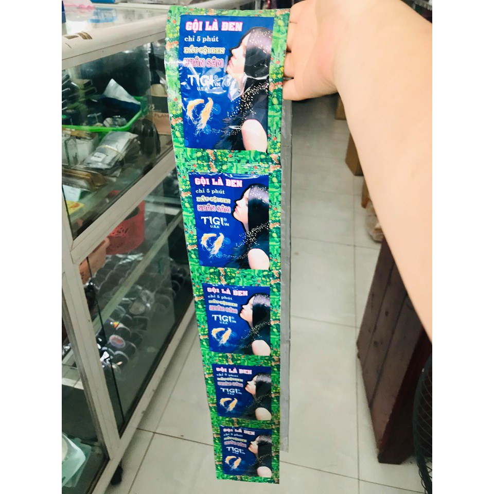 Gội dây nhân sâm 10 gói tigi hàng Việt Nam