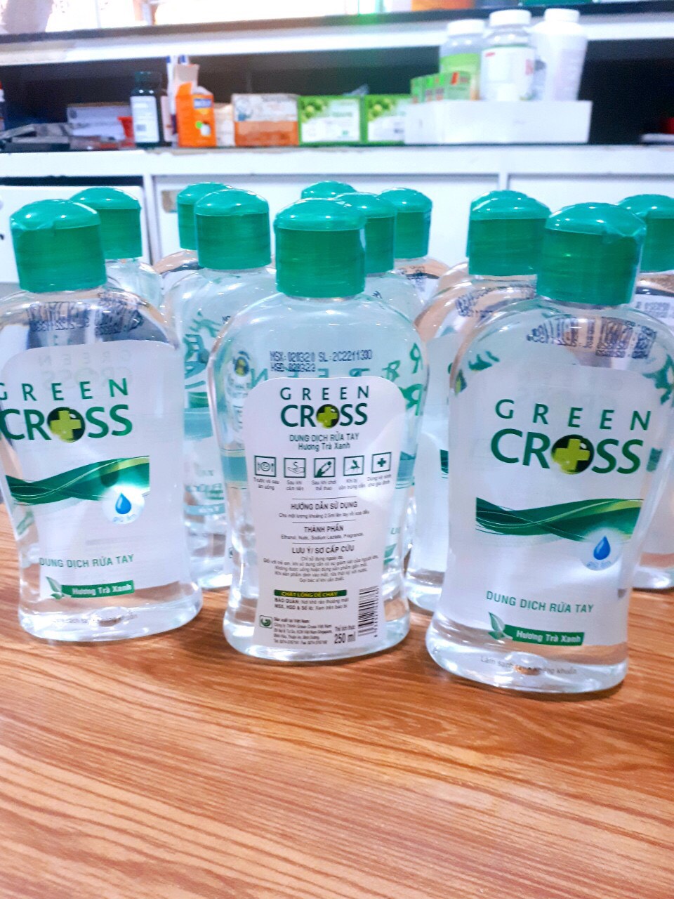 Nươsc rửa tay khô green cross