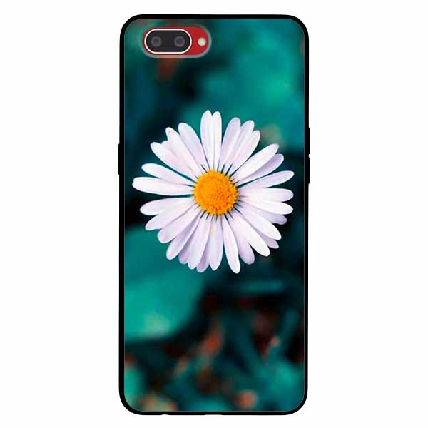 [HCM]Ốp Cường Lực Dẻo Đen Dành Cho Oppo A12e - A3s - Realme C1 Mẫu Hoa Cúc