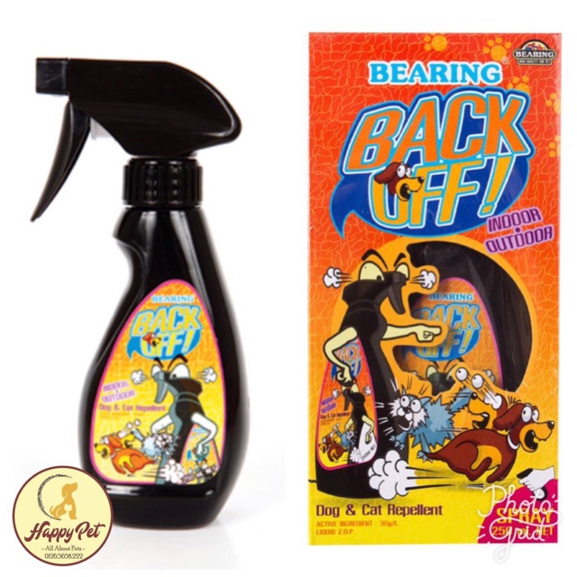 Xịt khử mùi back off - bearing | chống chó mèo tè bậy
