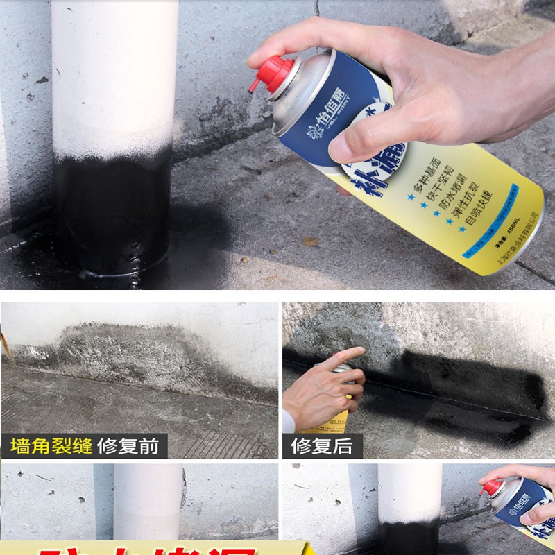 [MẪU MỚI 2020] SƠN XỊT CHỐNG CHỐNG THẤM, CHỐNG DỘT tạo màng cao su Waterproof Spray Polyurethane siêu bền ngăn ngừa tuyệt đối nước thấm mọi khe nứt dù nhỏ nhất!