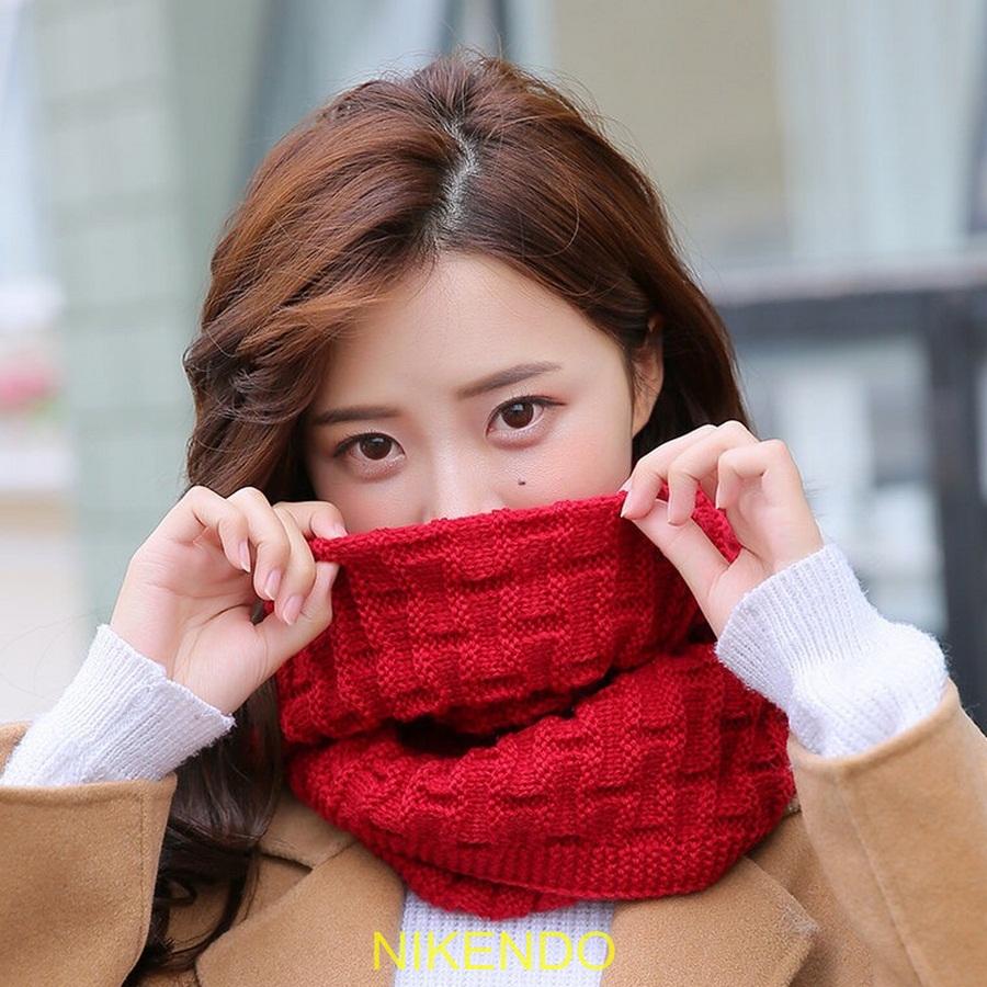 Khăn ống, khăn ống len, khăn len ống nữ, khăn ống đa năng kiểu dáng Hàn Quốc ( Nhiều màu) KML 9