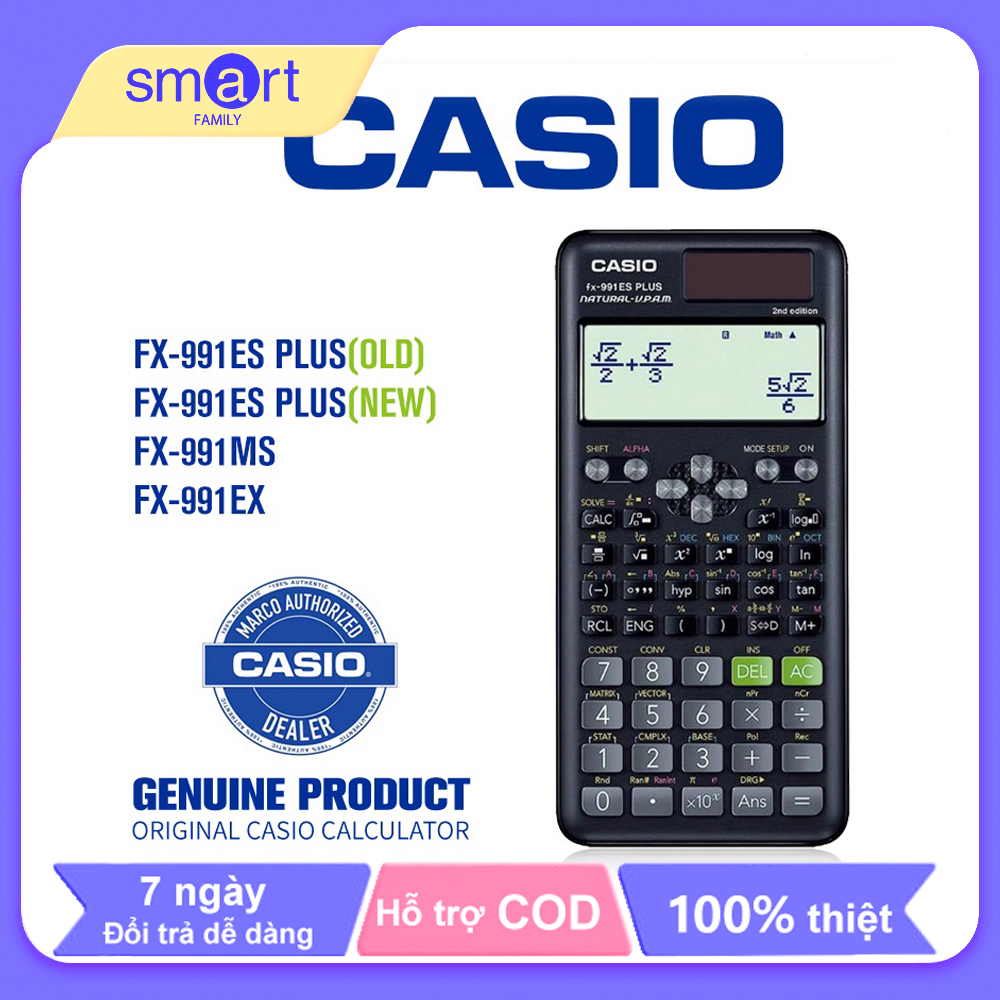 Máy tính FX-991ES Plus Máy tính kế toán khoa học cầm tay có đèn LED Đếm điện tử Văn phòng trường học sinh viên SF