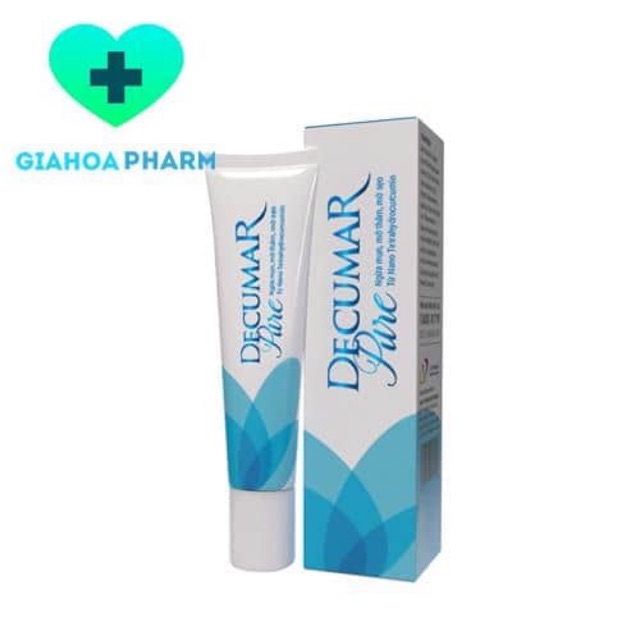 [HCM]Decumar Pure - Gel ngừa mụn nghệ Nano 15g