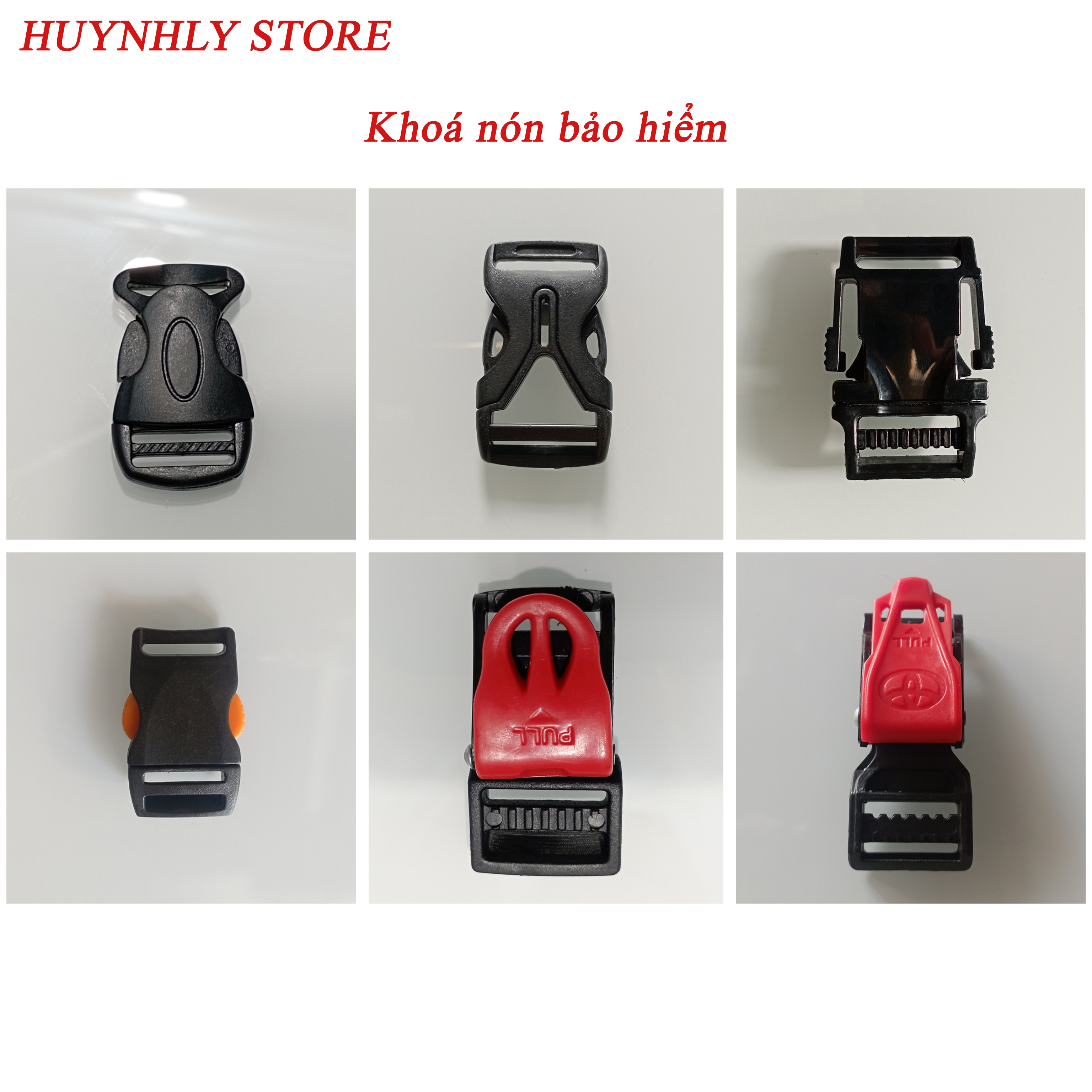 Chốt khoá mũ bảo hiểm xe máy