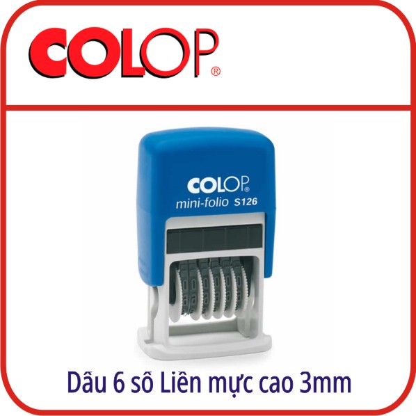Con dấu 6 số liền mực