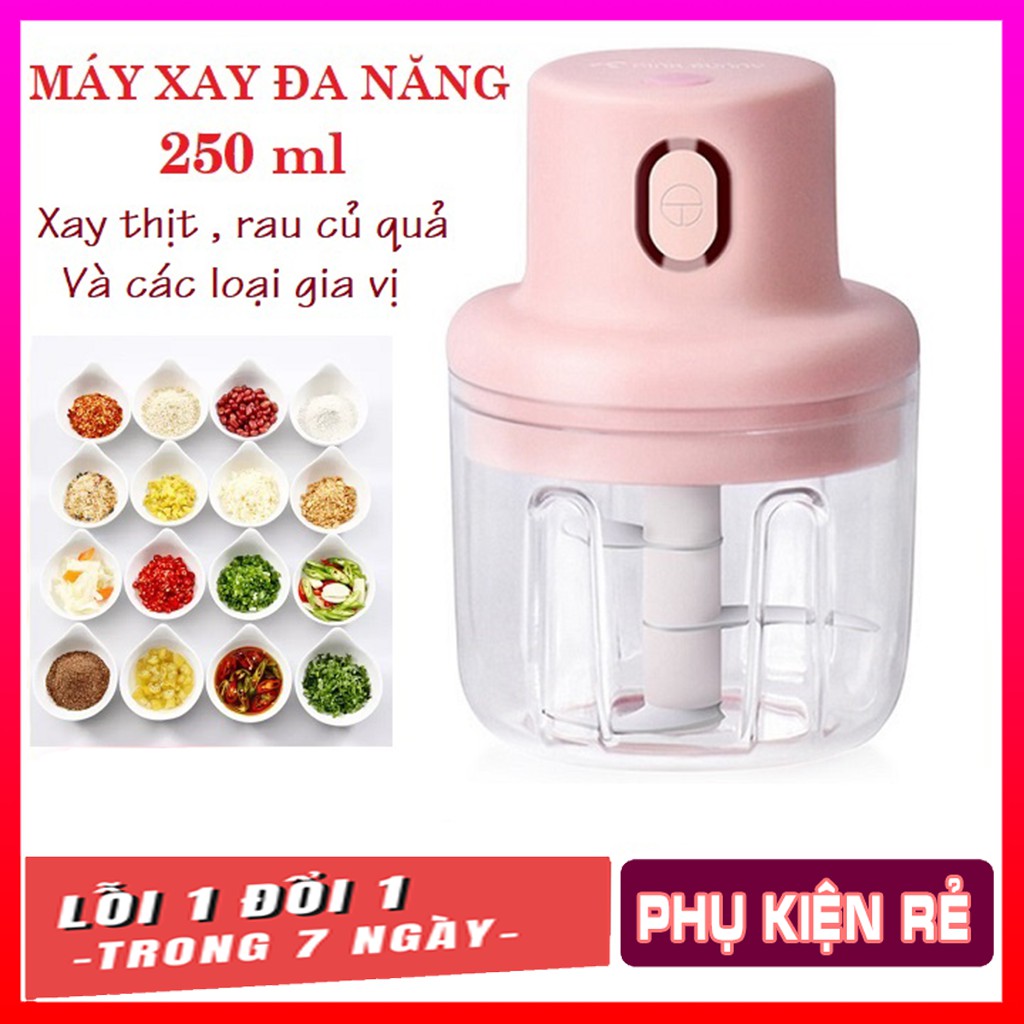 Máy Xay Osaka Nắp Dẹp Đa Năng, Xay Thịt, Rau, Củ, Qủa, Trái Cây, Tiện Dụng Cho Mọi Nhà - Máy xay mini đa năng OSAKA - Máy xay sinh tố OSAKA, Máy xay tỏi ớt đa năng
