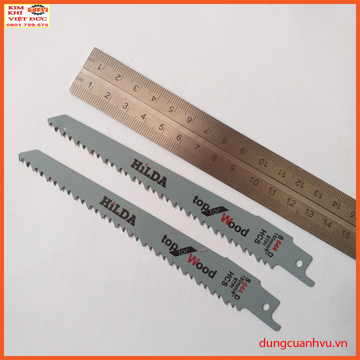 Bộ 2 lưỡi cưa kiếm ''cưa gỗ'' hilda s664-150mm 6inch
