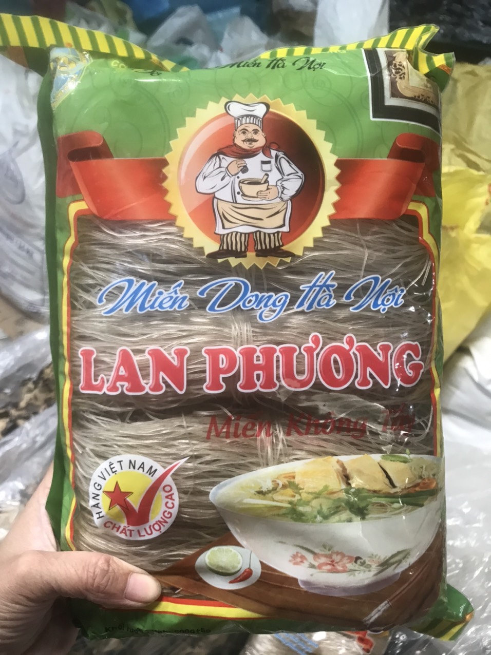 Sỉ ] 1kg miến dong hà nội lan phương đặc sản miến 100% dong nguyên chất