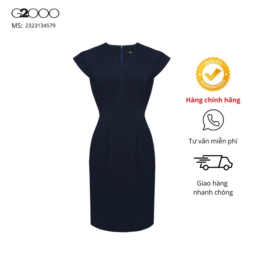 Đầm nữ g2000 màu xanh đen