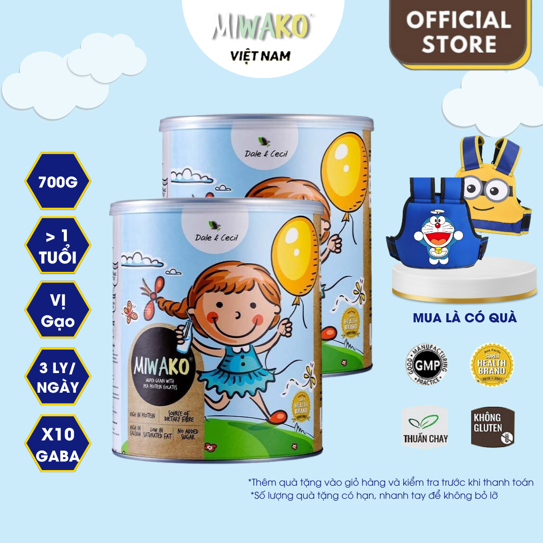 Miwako Rice Flavored Milk 700g Can, Usda Organic Standard, Genuine Imported from Malaysia, Complete Nutritional Supplement - 3