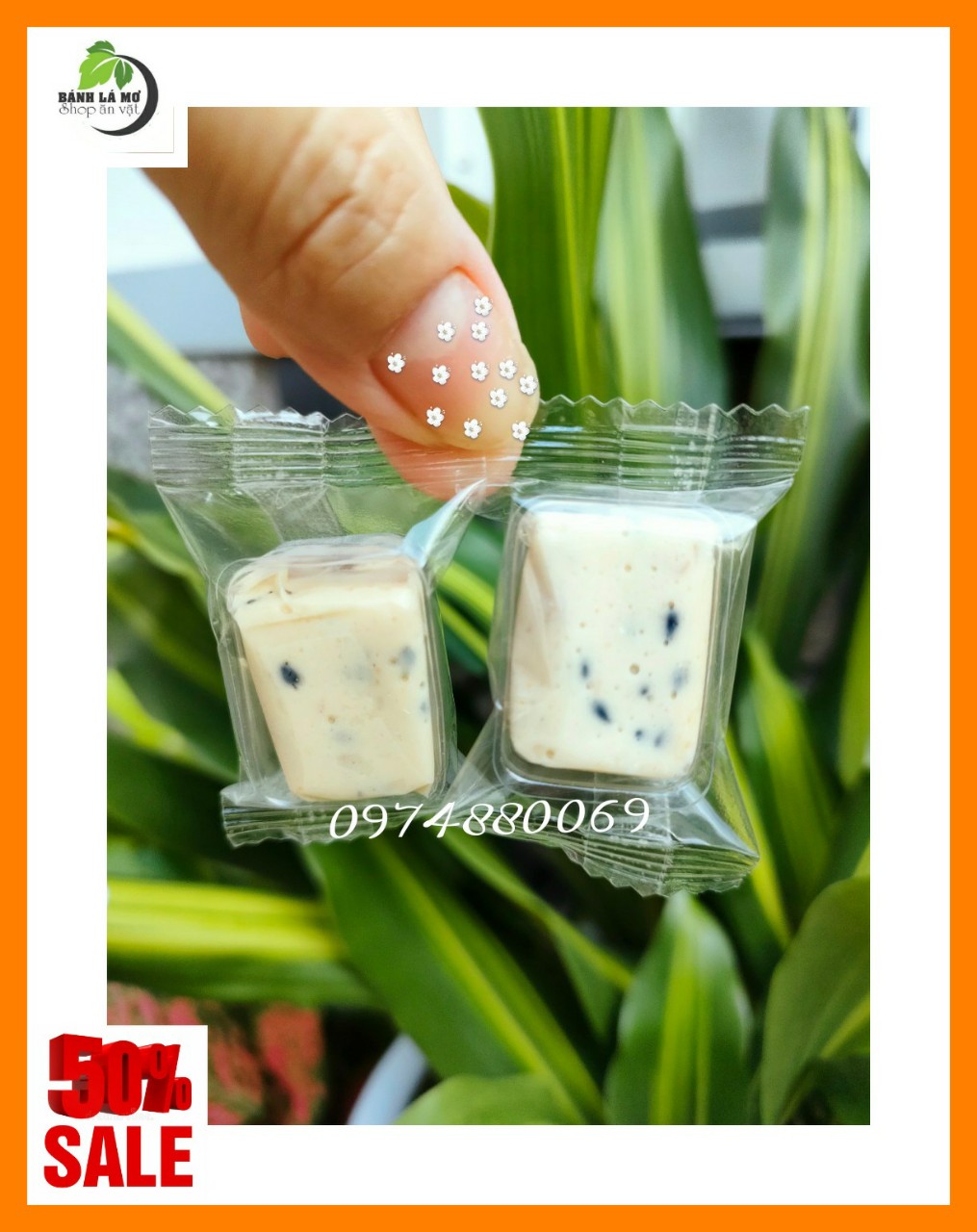 {FREESHIP} 500GR KẸO DỪA SÁP MÈ ĐEN KIÊN LONG -BÁNH LÁ MƠ SHOP