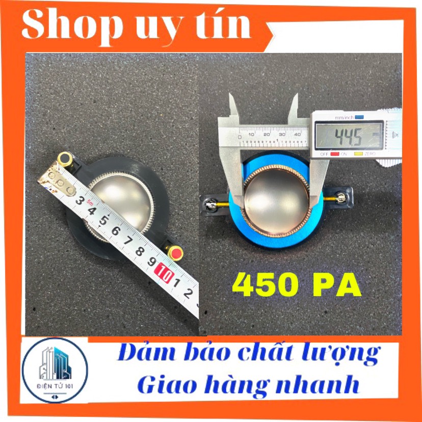 Côn loa treble 450 PA (44,5mm) loại tốt cộc nhấn đồng ( 1 cái)